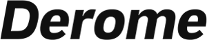 Derome-svart-logo
