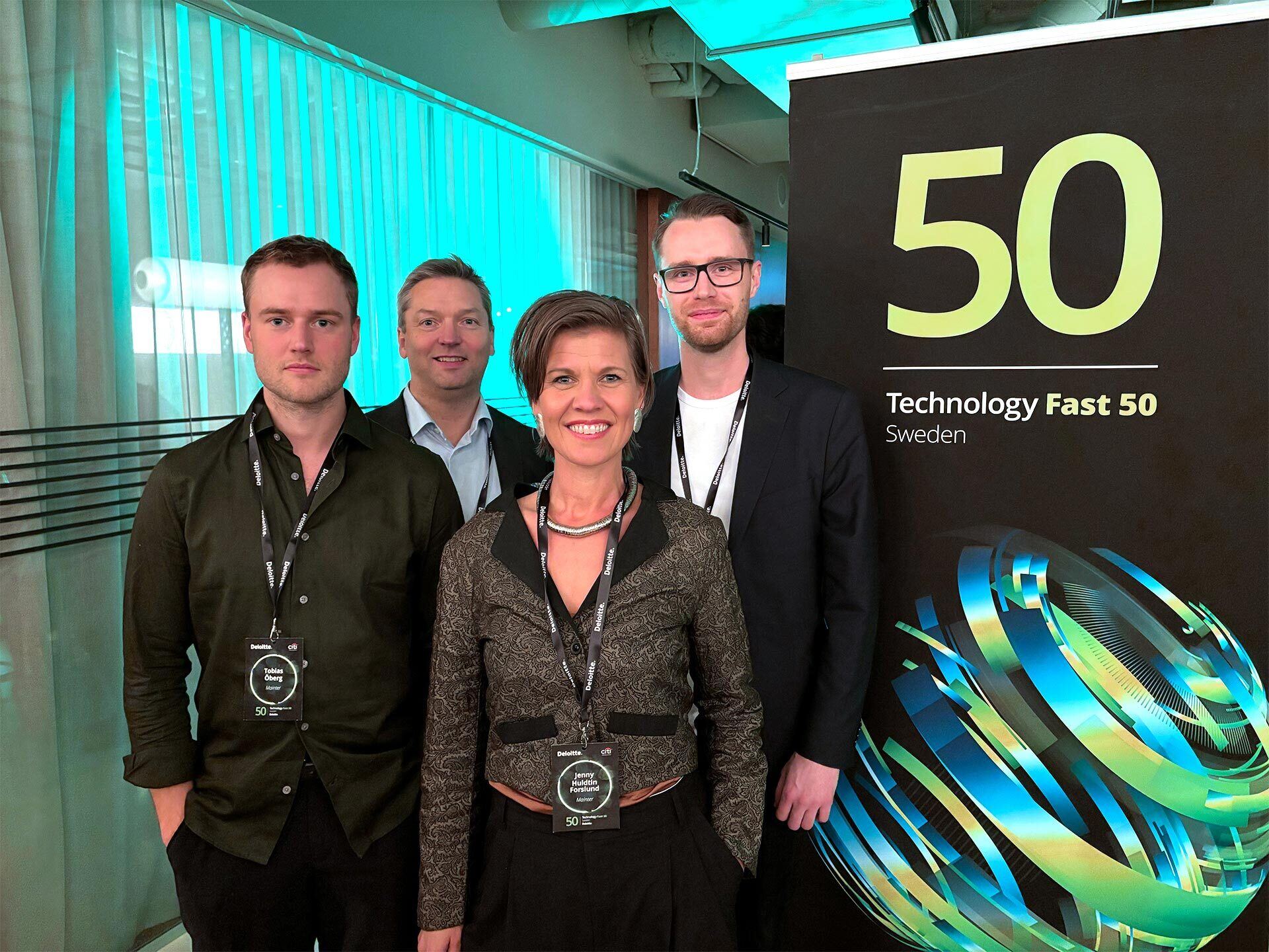 Mainter på Sweden Technology Fast 50